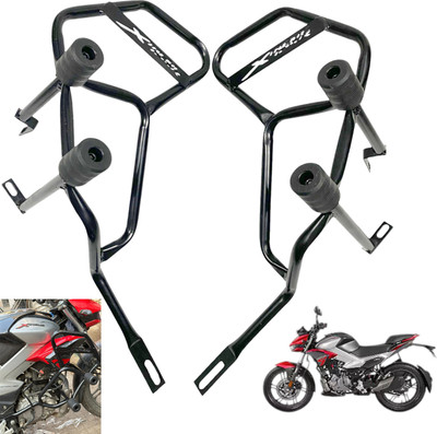 Dhe Best Bike Metal Legguard Crash Guard With Frame Slider With Name for Hero Xtreme 125R