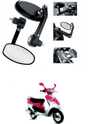 LOVMOTO Manual Rear View Mirror For Mahindra Rodeo RZ(Exterior)