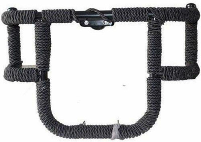 Seflipo Airfly Heavy Duty Leg Guard 2 Bar Rods With Black Wrapped Rope for BS4 & BS6 Bike Crash Guard(Royal Enfield)
