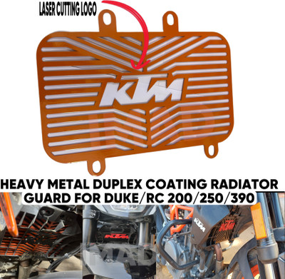 Aklin Boky HEAVY METAL RADIATOR GUARD FOR DUKE AND RC Bike Crash Guard(KTM)