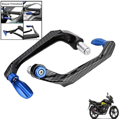 Generox Handlebar Brake Clutch Lever Hand Guard Protector GXcarbonLGBLUE301 Bike Crash Guard(Honda)