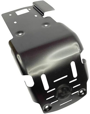 WHEETOYKART Classic 500 Engine Plate Black with Logo – Compatible with All BS Versions Bike Engine Guard(Royal Enfield)