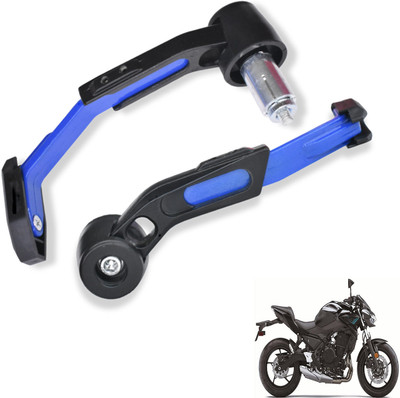 Shopland Adjustable CNC Lever Guard for All Bike LG_Blue284 Bike Crash Guard(Kawasaki)