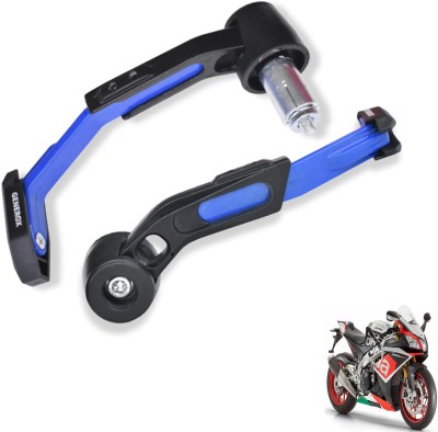 Generox Adjustable CNC Lever Guard for All Bike BlueLG473 Bike Crash Guard(Aprilia)