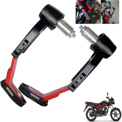 Generox Handle Protector Lever Guard for All Bike REDnBLACK_LG132 Bike Crash Guard(Suzuki)