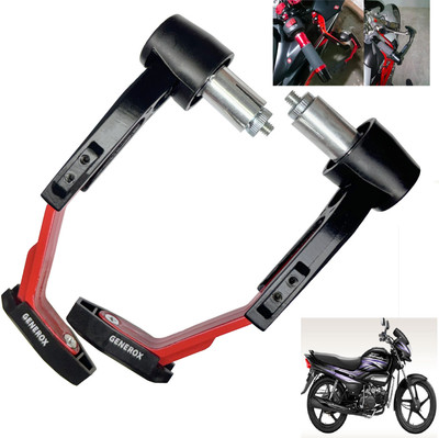 Generox Handle Protector Lever Guard for All Bike REDnBLACK_LG244 Bike Crash Guard(Hero)
