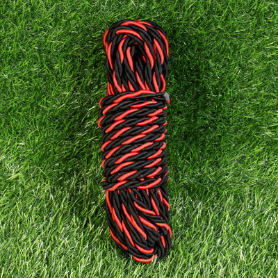 MACH7 100CC UNIVERSAL BIKE ROPE RED & BLACK LEG GUARD ROPE MADE IN INDIA Bike Crash Guard Rope(Universal For Bike)