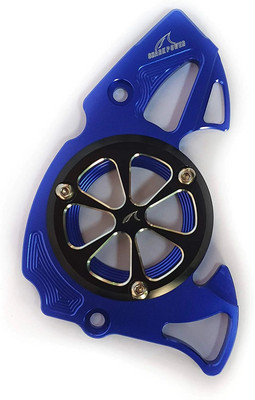 acube mart CNC Front Chain Sprocket Cover For R15 V3, MT 15 blue Bike Chain Guard(Yamaha)