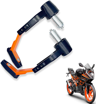 Shopland Clutch Handle Protector Lever Guard For All Bike Orange_LG303 Bike Crash Guard(KTM)