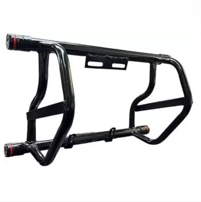 Pepstter Leg Guard Black Heavy Duty Material for Splendor|Deluxe Crash Guard(Hero)(Hero)
