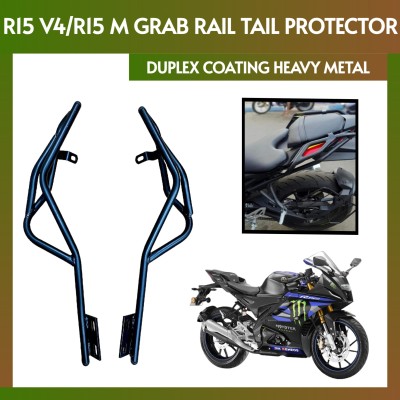 ZRIDE Tail Protector Grab Rail for V4 R15 M Bike Crash Guard(Yamaha)