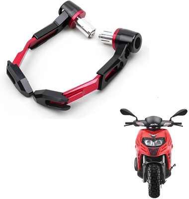 ROYAL AUTO MART Premium Adjustable Brake Clutch Lever Protector for Motorcycles Safety_RED_18 Handlebar Hand Guard(Aprilia)