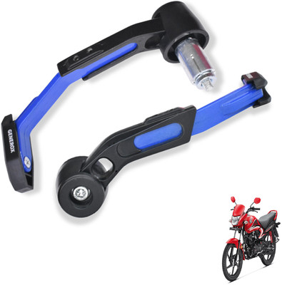 Generox Adjustable CNC Lever Guard for All Bike BlueLG087 Bike Crash Guard(Honda)