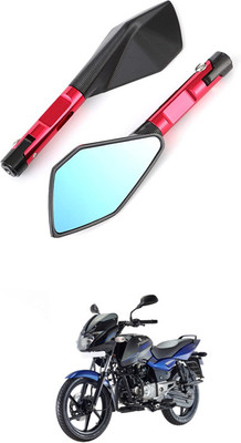 LOVMOTO Manual Blind Spot Mirror For Bajaj Pulsar 150 DTS-i(Exterior)
