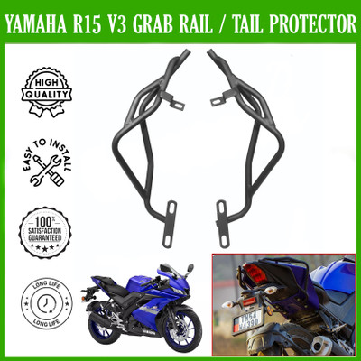 DAZZRIDE Original Tail Protector/ Grab Rail For Yamaha R15 V3 Bike Crash Guard(Yamaha)