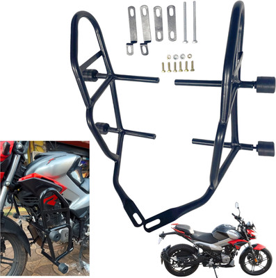 Dhe Best Bike Leg guard Legguard with name 4 slider Heavy Duty Metal for Hero Xtreme 125R Bike Crash Guard
