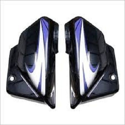 TAWAE ENTREPRISE Side Panel for Splendor Plus Allyo Wheel (Black/Blue) Bike Crash Guard(Hero)