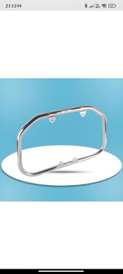 AATRU AUTO SUPER QUALITY HUNTER 350 SILVER SUM GUARD Bike Engine Guard(Royal Enfield)