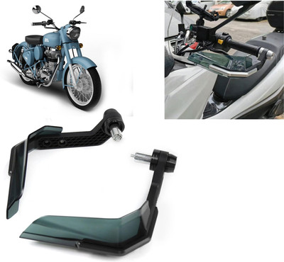 AUTO PEARL Hand Guard Protector Windshield for All Bikes_372 Handlebar Hand Guard(Royal Enfield)