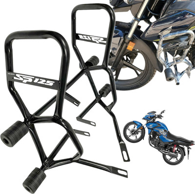 Dhe Best Bike Premium Crash Guard With Frame 4 Slider for Honda Shine 125 SP BS6