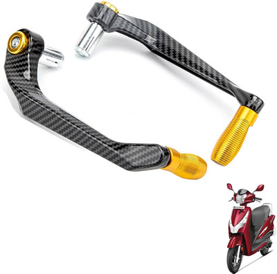 Generox Premium Quality Protective Lever Guard for All BikeGX-CRNF-GolDen326 Bike Crash Guard(Hero)