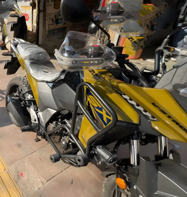 VTN THANOS Heavy Quality Metal Crash Guard With Slider Compatible For V-STROME 250(Suzuki)