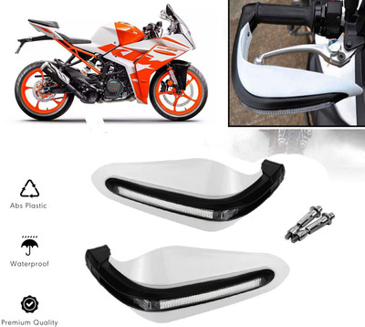 AUTO PEARL White Protector Proguard Pro Brake Clutch Lever Protector Guard Bike Crash Guard(KTM)