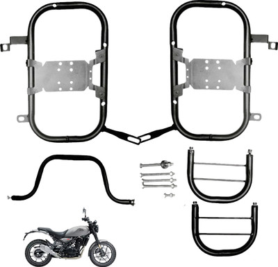 Dhe Best Bike 7S Customize Side Saddle Stay Black With Fitting for RE Guerrilla 450 Bike Crash Guard(Royal Enfield)