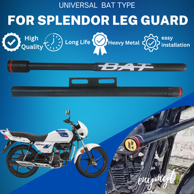 ENEMYT BAT10 GOOD QUALITY SPLONDER BAT HEAVY LEG GOURD Bike Crash Guard(Hero)