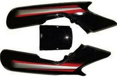 Jinvaani Hf deluxe black red 2017 model tail panel Bike Crash Guard(Hero)
