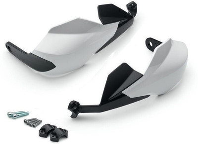 meenu arts AB-UNIVERSAL HAND GUARD WHITE Handlebar Hand Guard(KTM)