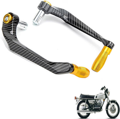 Generox Premium Quality Protective Lever Guard for All BikeGX-CRNF-GolDenLG213 Bike Crash Guard(Yamaha)