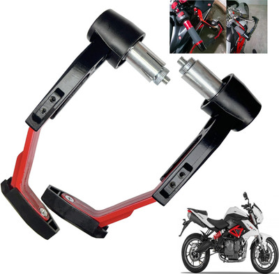 Shopland Adjustable Clutch Lever Guard for All Bike SL_Red291 Bike Crash Guard(Benelli)