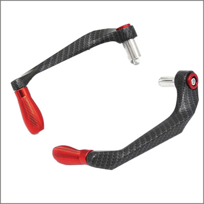 B.K Accessories U.niversal Aluminium Handlebar Brake Clutch Lever Hand Guard Protector Black,Red Handlebar Hand Guard(Universal For Bike)