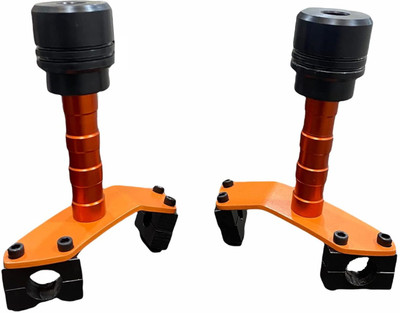 SGTB KTM Duke or RC 125 200 250 390 CNC Frame Sliders with Brackets Heavy, Pack of 2, Bike Crash Guard(KTM)