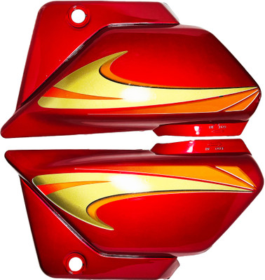 Shri Splendor plus red side panel Bike Crash Guard(Hero)