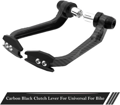 Allowing Heavy Quality Carbon Black Clutch Lever Gaurd Bike Crash Guard(Universal For Bike)