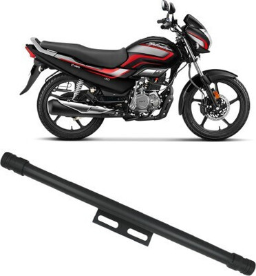 SRPHERE Heavy Single Rod Leg Guard For Hero Super Splendor Black & Red ALL Model PQ Bike Crash Guard(Hero, Universal For Bike)