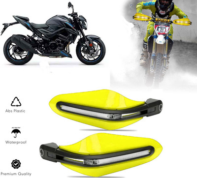 AUTO PEARL Yellow Protector Proguard Pro Brake Clutch Lever Protector Guard Bike Crash Guard(Suzuki)