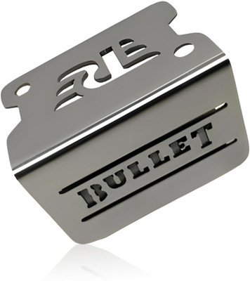 Chinkraft Stainless Steel Front Brake Cylinder Cover/Guard for Bullet Motorcycle Fork Cover(Silver)