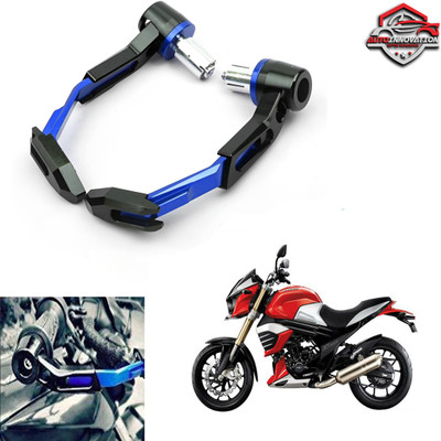 Autoinnovation Blue Black CNC 22mm Brake Clutch Lever Guards Protective Guard-73 Bike Crash Guard(Mahindra)