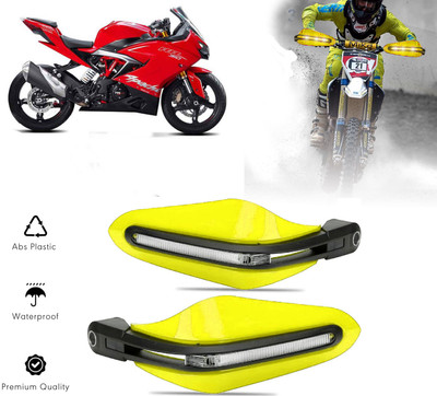 AUTO PEARL Yellow Protector Proguard Pro Brake Clutch Lever Protector Guard Bike Crash Guard(TVS)