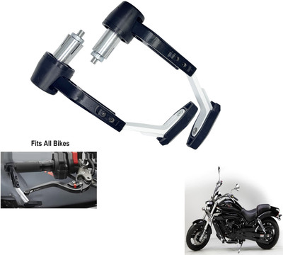 Shopland Handle Lever protector Guard for All Bike SL_White493 Bike Crash Guard(Hyosung)