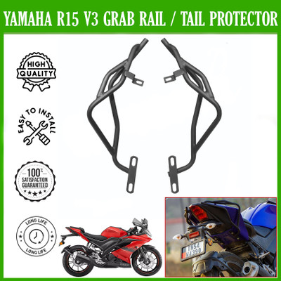 DAZZRIDE DZRD-X1 Perfect Fitting Tail Protector/ Grab Rail For Yamaha R15 V3 Bike Crash Guard(Yamaha)