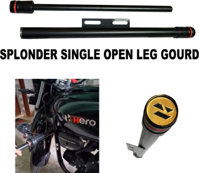SRPHERE OPEN LEG GUARD FOR SPLENDOR HEAVY SINGLE ROD Bike Crash Guard(Hero)