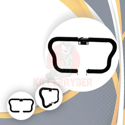 KILLERRYDER Duty Metal with Rope 6 Band Bullet Enfield Legguard Classic For 350CC & 500CC Bike Crash Guard(Royal Enfield)