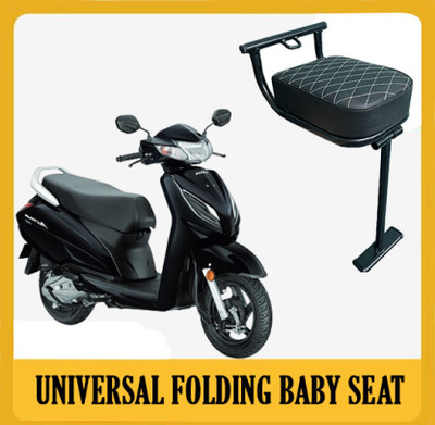 ZYO Baby Seat (Foldable) Activa/Jupiter/Aviator/Dio/Mastro Comfortable for Kids Bike Crash Guard(Honda)