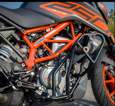 SSR PLANET BEST Heavy Quality Metal Black Crash Guard Compatible Duke 125,250,390 BS4/BS6(KTM)