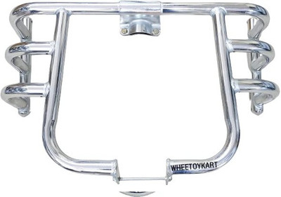 DOLSHACOB Bullet Heavy Safety 3 Bend Bar-Rod Front Airfly Leg Guard Bike Crash Guard(Royal Enfield)