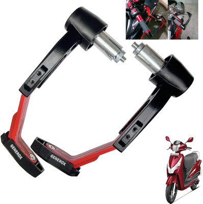 Generox Handle Protector Lever Guard for All Bike REDnBLACK_321 Bike Crash Guard(Hero)